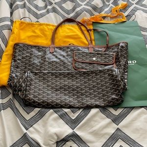 Black and Brown Goyard GM